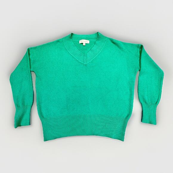 Philosophy Sweaters - Philosophy Green Lightweight Viscose Knit V Neck Pullover Sweater Women's M
